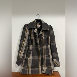 America Rag Cie Plaid Pea Coat